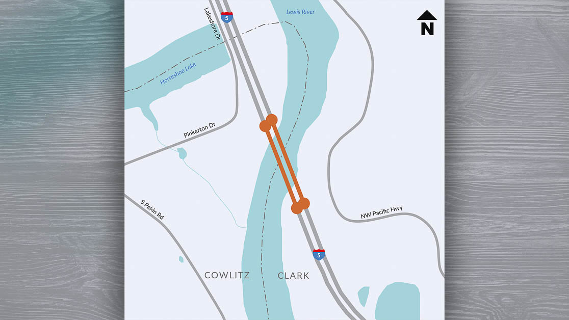 Travelers using southbound Interstate 5 through Woodland should expect up to 90 minutes of delay during Friday afternoon and evening and should delay travel or prepare for additional travel time. 
