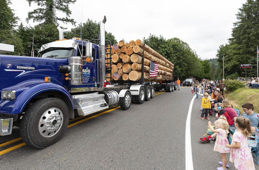 A car show on Friday, a parade and logging show on Saturday, and lawnmower races on Sunday highlight a tradition in Amboy, with Territorial Days in the heart of logging country.