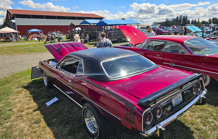 A car show at a farm makes for a beautiful connection. This was the eight Velvet Acres Gardens Cruise-In. Photo by Paul Valencia