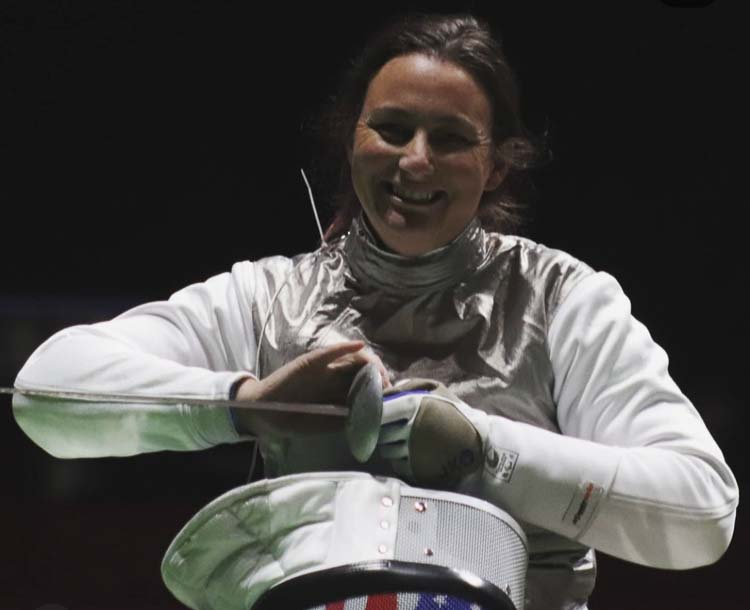 Ellen Geddes, always an athlete, found wheelchair fencing after she suffered a broken back in a car crash. Now she is a world-class athlete. Photo courtesy Ellen Geddes