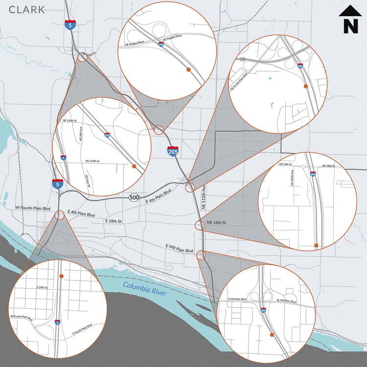 Map image courtesy WSDOT