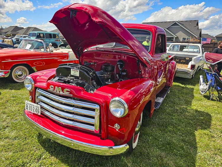 This 1948 GMC truck was won by its owner in a bet in 1970. Photo by Paul Valencia