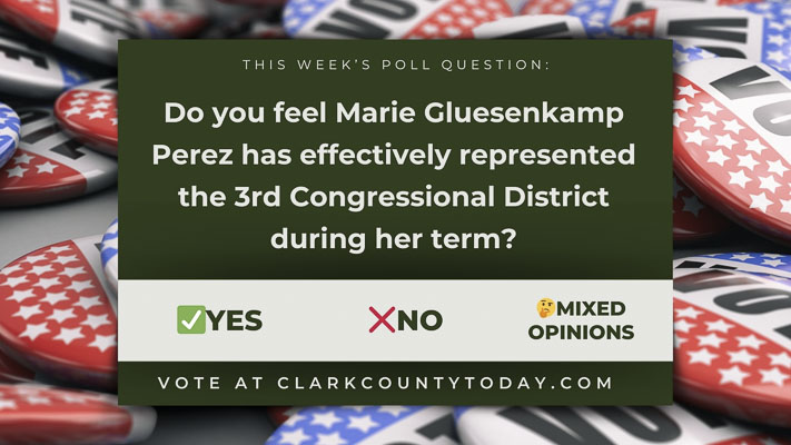 Marie Gluesenkamp Perez's representation of Washington's 3rd Congressional District is under scrutiny. How do you feel about her performance?