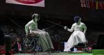 Wheelchair fencer Ellen Geddes trains at Orion Fencing in Vancouver for the 2024 Paralympics in Paris.