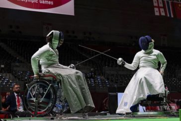 Wheelchair fencer trains at Orion Fencing in Vancouver to represent USA in Paris