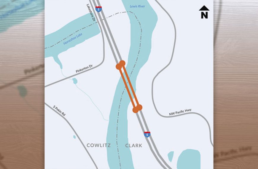 Expect delays of up to 90 minutes on southbound I-5 near Woodland this weekend due to lane closures for construction.