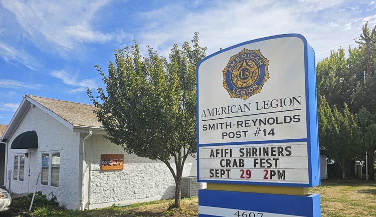 The American Legion Smith-Reynolds Post 14 is located at 4607 NE St. James Road in Vancouver. Photo by Paul Valencia