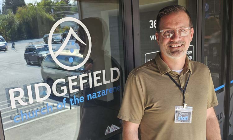 Jason Matters, the lead pastor at Ridgefield Church of the Nazarene, said it is important for churches to use their buildings as blessings to the community. The church recently set up a temporary shelter for 15 residents who were displaced by an apartment fire. Photo by Paul Valencia