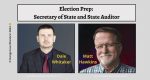 Nancy Churchill discusses the upcoming statewide races for Secretary of State and State Auditor, highlighting candidates Dale Whitaker and Matt Hawkins.