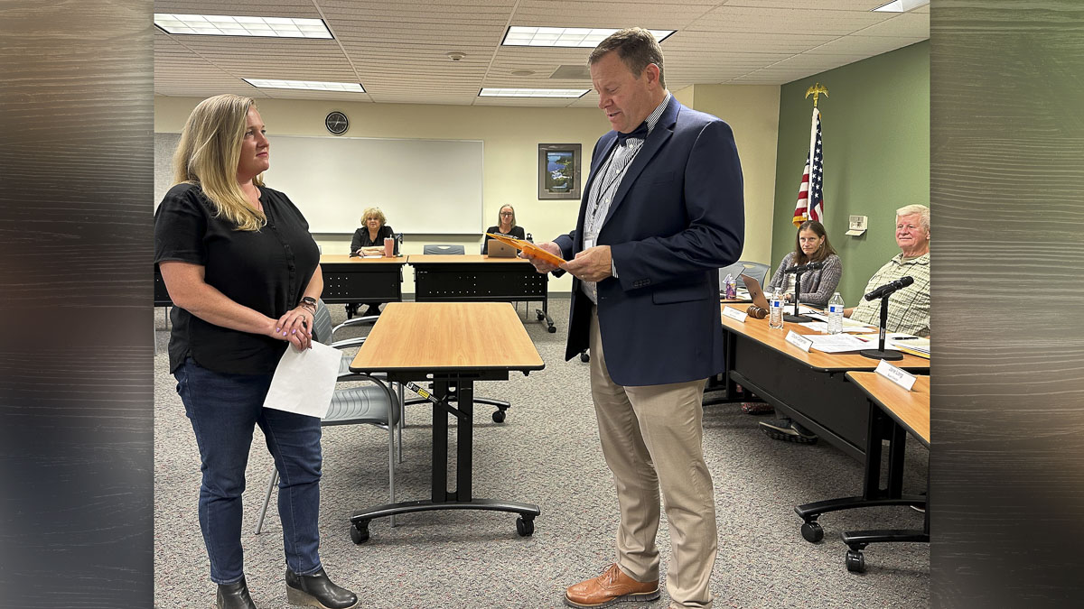 Jane Long was sworn in as the newest member of the Washougal School Board, representing Director District 2 through 2025.