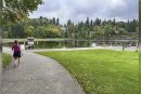 Construction of new picnic shelter at Klineline Pond resumes