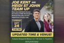 Joe Kent and Heidi St. John agree to team up for 3rd Congressional District race