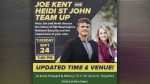 Joe Kent and Heidi St. John team up for the 3rd Congressional District race, planning to discuss the future of Southwest Washington at a Ridgefield event.