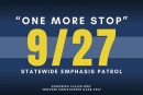 Target Zero: ‘One More Stop’ patrols scheduled for Friday in memory of fallen state trooper