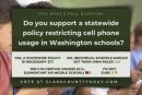 POLL: Do you support a statewide policy restricting cell phone usage in Washington schools?