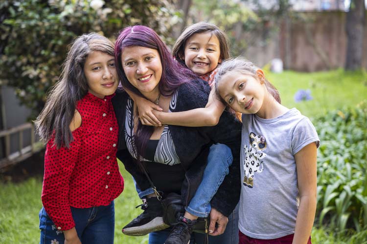 This family from Colombia was helped by All God’s Children International, a Vancouver-based nonprofit that helps children all over the world. Photo courtesy All God’s Children International