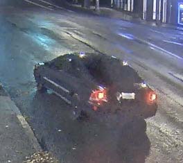 The Portland Police Bureau released two photos of the suspect vehicle believed to be involved in the incident at a ballot box in Southeast Portland early Monday morning. The vehicle is described as a black or dark-colored 2001-2004 Volvo S-60. The vehicle does not have a front license plate, but it does have an unknown rear plate. Investigators believe the vehicle is tied to two similar incidents in the Vancouver area. Photo courtesy Portland Police Bureau