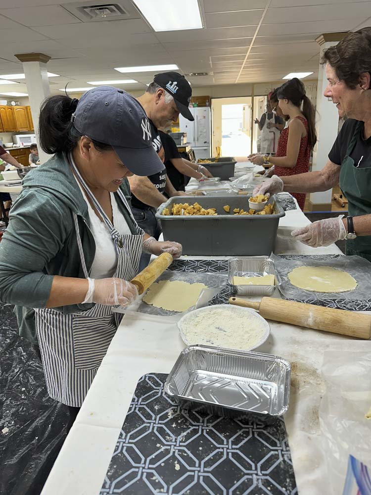 It takes a lot of volunteers to get ready for the Apple Festival, presented by the Riverside Christian School. The event is from 11 a.m. until 3 p.m. Sunday, Oct. 13. Photo courtesy Riverside Christian School