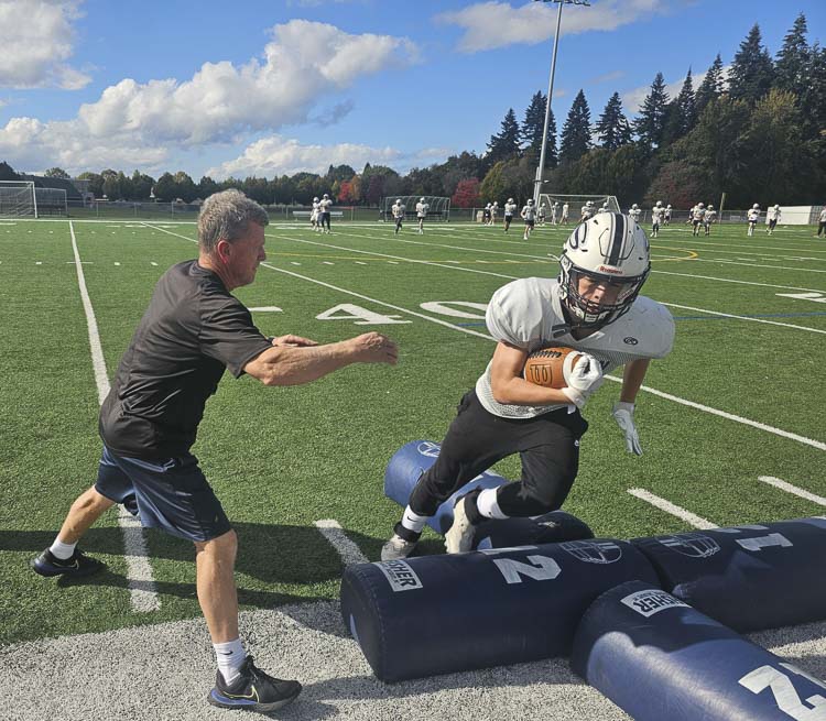 At 66, Skyview’s Steve Kizer says he still loves football, still loves coaching, but he said it is time to retire after the 2024 high school football season. Photo by Paul Valencia