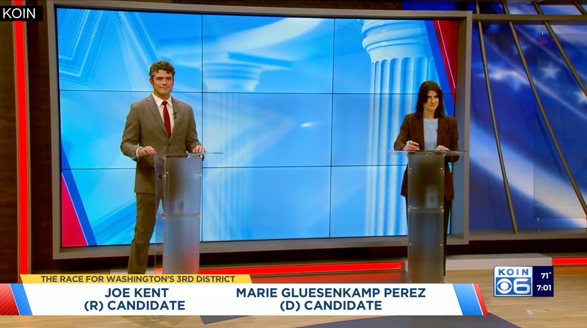 Marie Gluesenkamp Perez And Joe Kent Debate For The Third Time ...