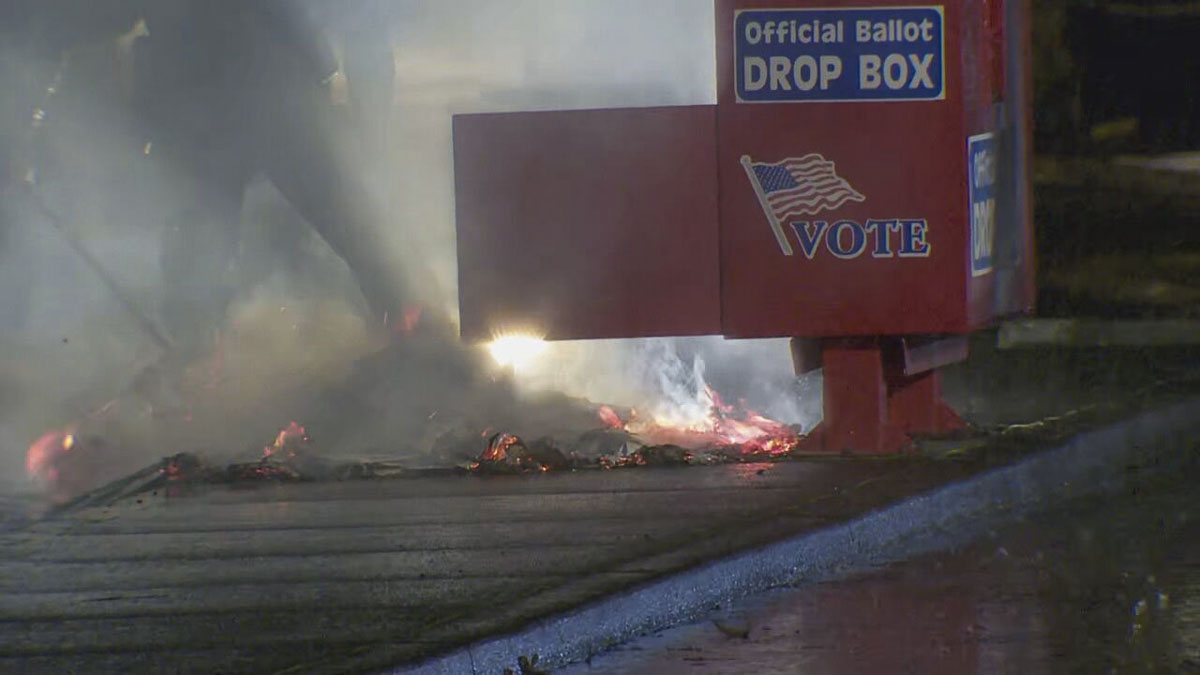 Ballot box fire in east Vancouver disrupts Nov. 5 election as hundreds of ballots lost; FBI investigates.