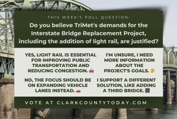 POLL: Do you believe TriMet's demands for the Interstate Bridge Replacement Project, including the addition of light rail, are justified?