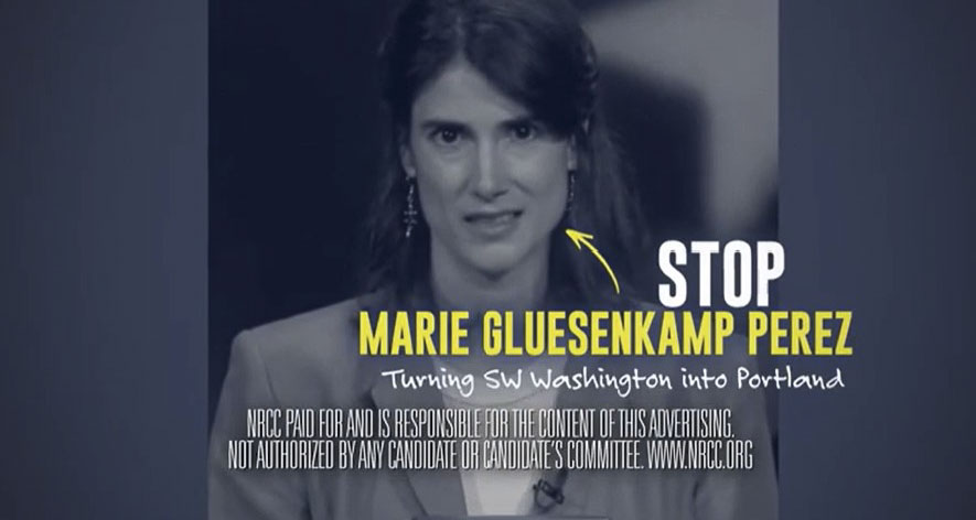 The NRCC’s new ad in the 3rd Congressional District race critiques Democrat Marie Gluesenkamp Perez on crime and policy positions.