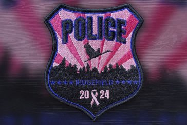 Ridgefield PD promotes Breast Cancer Awareness Month with vibrant pink patches, vehicle magnets and more