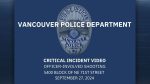 Vancouver Police release a critical incident video of the Sept. 27 officer-involved shooting.