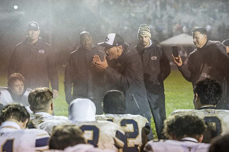 Seton Catholic coach Dan Chase and his football team have been preparing for this weekend all season. A year ago, the Cougars lost in the state semifinals. This year? The Cougars are hoping to make it to the championship game. Seton plays Montesano in a 1A semifinal at McKenzie Stadium on Saturday. Photo by Mike Schultz