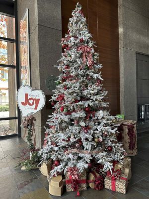 Korey’s Joy Drive tree at Vancouver City Hall. Photo courtesy city of Vancouver