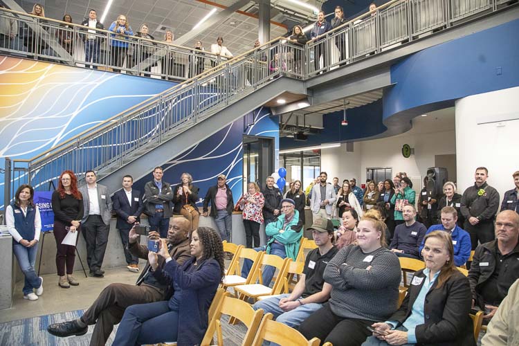 Attendees at Tuesday’s event. Photo courtesy Clark College Communications