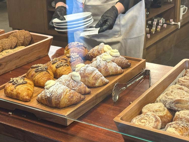 Freshly baked: The display case is packed with tempting treats to satisfy any craving. Photo by Andi Schwartz