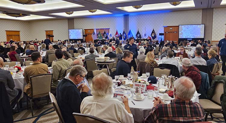 Hundreds of people showed up for this year’s Clark County Prayer Breakfast. Photo by Paul Valencia