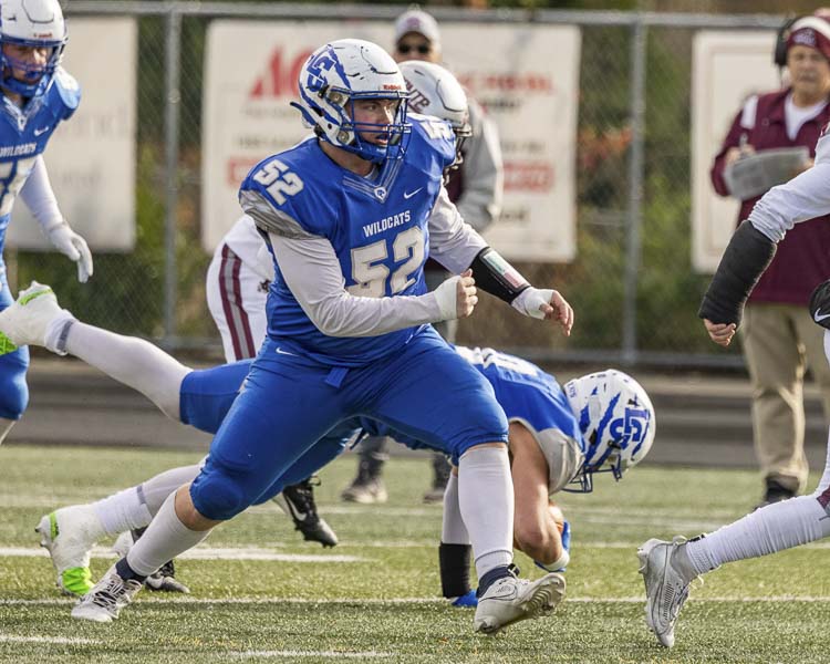 A family tragedy started a chain of events that led to Tyson Grove moving to La Center prior to his junior year of high school. Now a senior, Grove is thriving in his new hometown. Photo by Mike Schultz