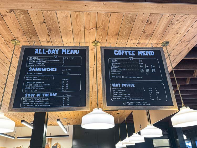 So many options! From bagels to sandwiches to coffee, Al & Ernie’s Bakery Cafe has something for everyone. Photo by Andi Schwartz