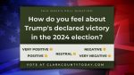 Clark County Today's latest poll asks how residents feel about Trump’s declared victory in the 2024 election.