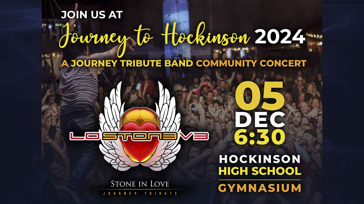 Hockinson School District hosts a Journey tribute concert Dec. 5, supporting local families through a canned food drive.