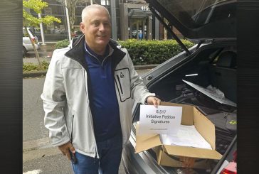 Signatures delivered to City Hall from Save Vancouver Streets campaign