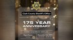 Clark County Sheriff's Office marks 175 years with a public open house on Dec. 3.