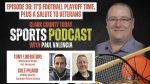 Clark County Today Sports Podcast dives into football playoffs and celebrates Veterans Day, with personal career insights from sports hosts.