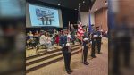 King’s Way Christian Schools honored veterans with a ceremony featuring students and Airmen from Joint Base Lewis-McChord.