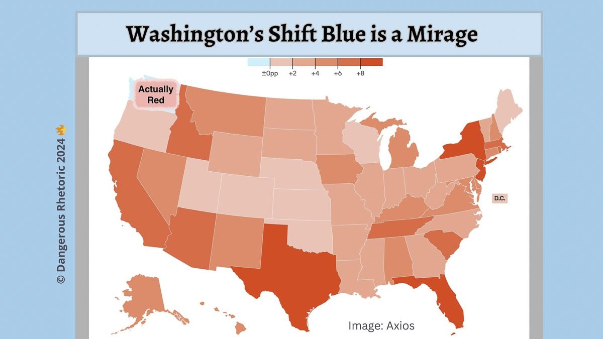 Nancy Churchill explains why Washington’s perceived shift blue after 2024 is a mirage.