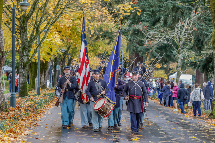 The Lough Legacy Veterans Day Parade is Monday, Nov. 11 at 11 a.m. at the Fort Vancouver National Site. Photo by Mike Schultz