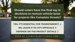 Should voters have the final say on vehicle lane removal for initiatives like Complete Streets? Weigh in on this week's poll.