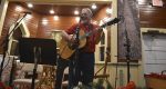 Host Wayne Hoffman is shown here at an open mic event earlier this year. Photo courtesy North Clark Historical Museum