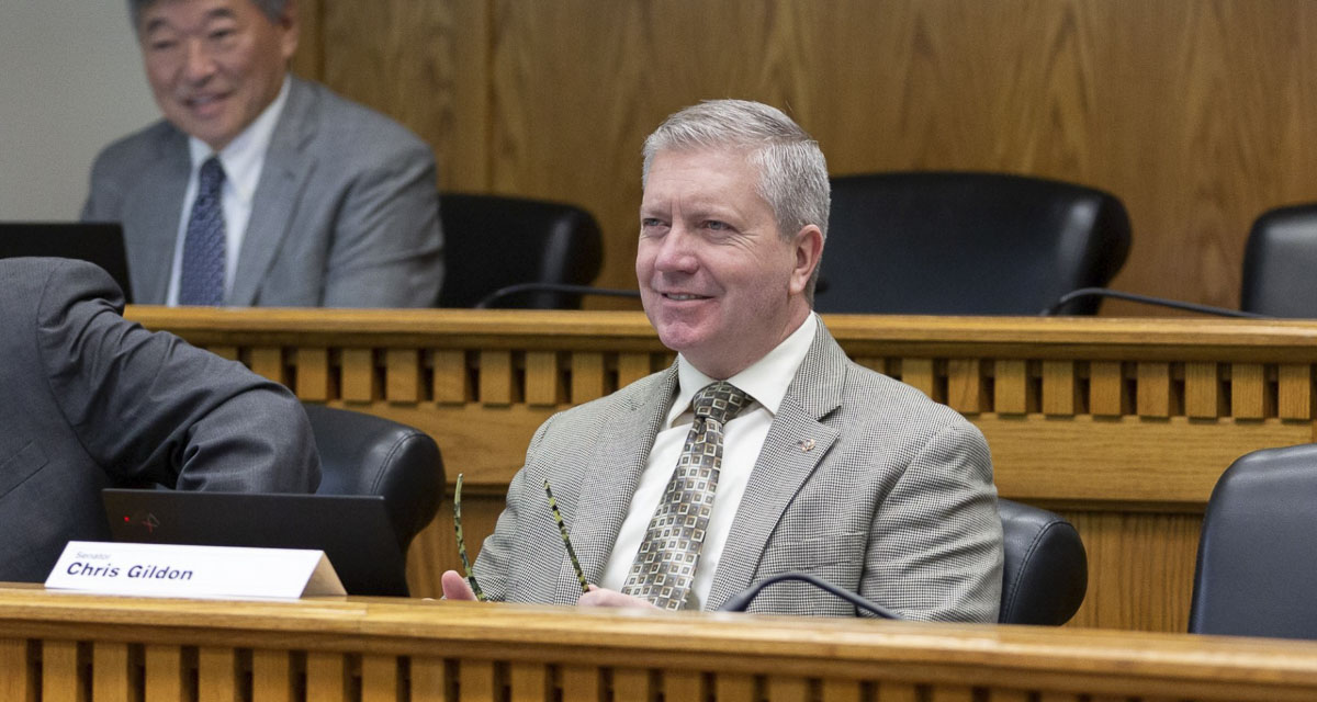 Sen. Chris Gildon, the new Republican leader on the Senate Ways and Means Committee, emphasizes a sustainable budget approach as Washington lawmakers prepare for the 2025 legislative session.