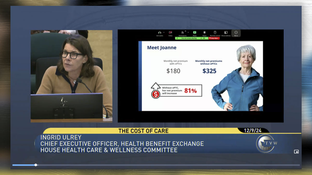 Washington Health Benefit Exchange officials push for sustained state healthcare subsidies, warning of coverage loss if federal COVID aid expires.