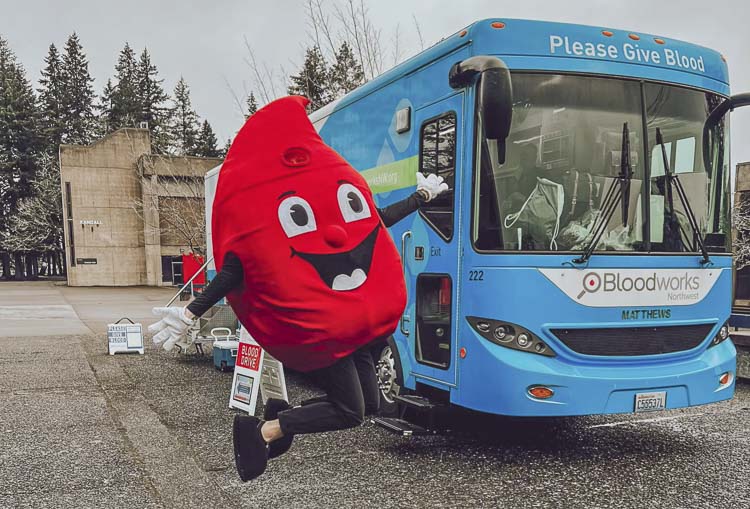 Bloodworks Northwest is asking for blood donors in this time of need for America. Photo courtesy Bloodworks Northwest