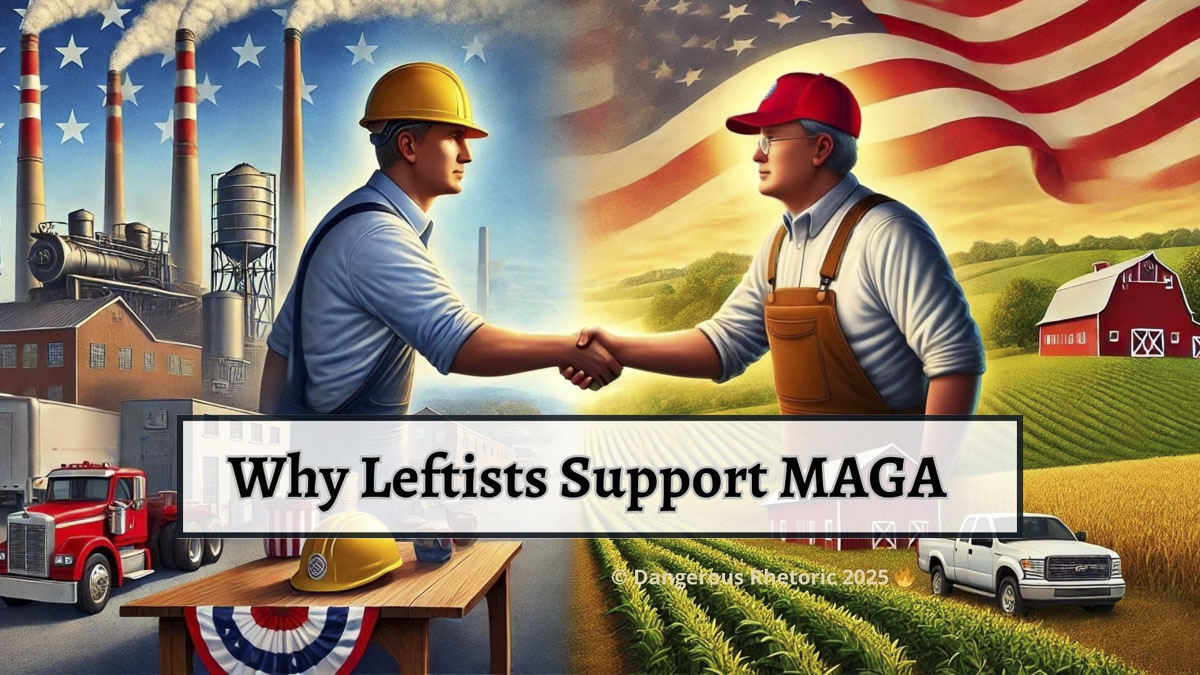Nancy Churchill discusses why some leftists support MAGA, aligning with Trump’s policies on economic justice, anti-war efforts, and working-class empowerment.